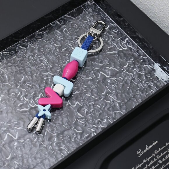 Louis Vuitton Colorful "LV" Letter Bag Charm/Keychain - Picture 2 of 6